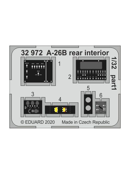 Eduard - A-26B rear interior Hobby Boss