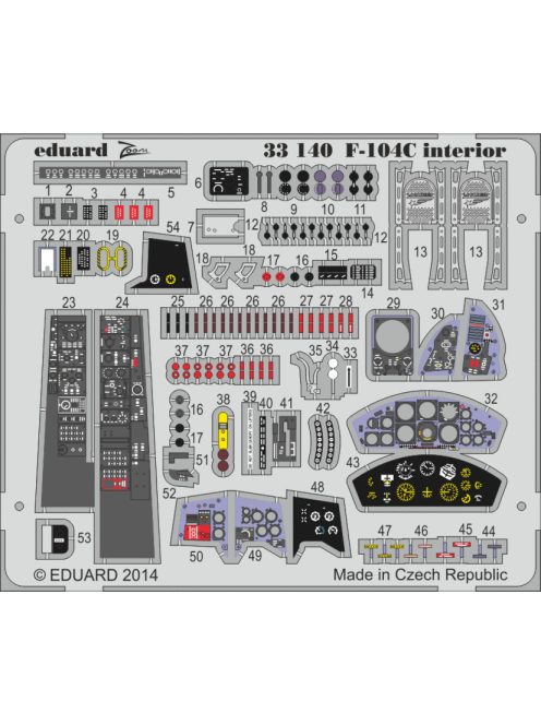 Eduard - F-104C Inerior S.A. for Italeri 