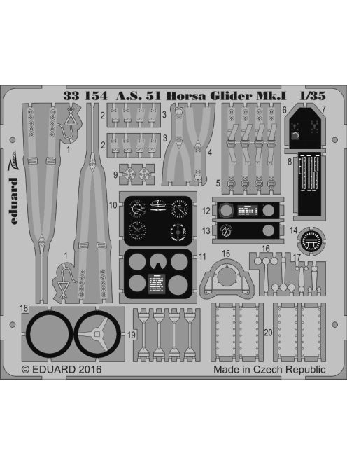Eduard - A.S. 51 Horsa Glider Mk.I for Bronco Model