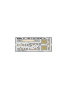 Eduard - Ar 196A-3 seatbelts STEEL for REVELL kit
