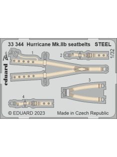 Eduard - Hurricane Mk.IIb seatbelts STEEL 1/32 REVELL