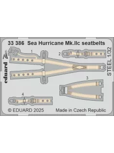 Eduard - Sea Hurricane Mk.IIc seatbelts STEEL for Revell