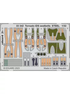 Eduard - Tornado GR.1 seatbelts STEEL for Italeri