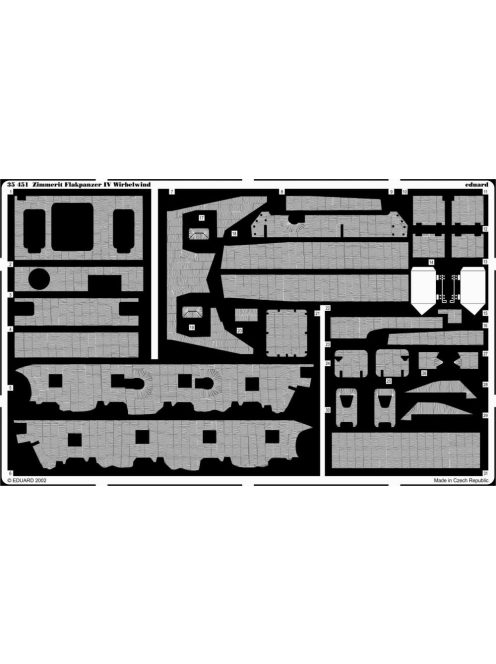 Eduard - Zimmerit Flakpanzer IV Wirbelwind for Tamiya