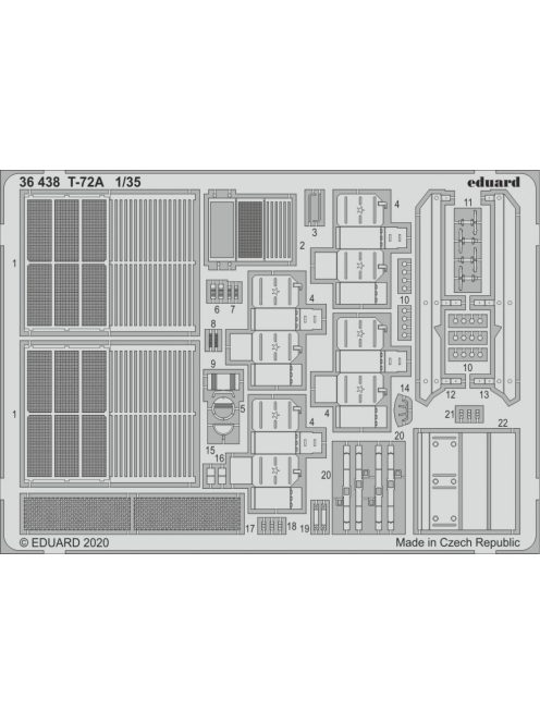 Eduard - T-72A for Hobby Boss