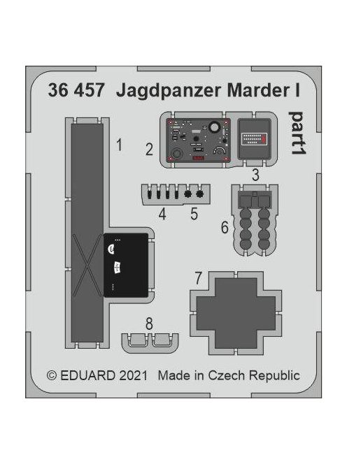 Eduard Accessories - Jagdpanzer Marder I for Tamiya