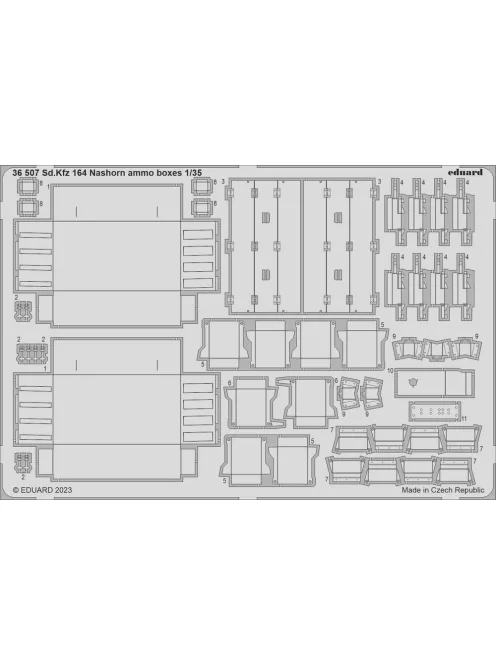 Eduard - Sd.Kfz. 164 Nashorn ammo boxes 1/35 BORDER MODEL