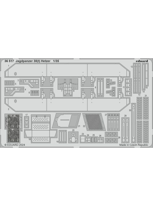 Eduard - Jagdpanzer 38(t) Hetzer 1/35 TAKOM