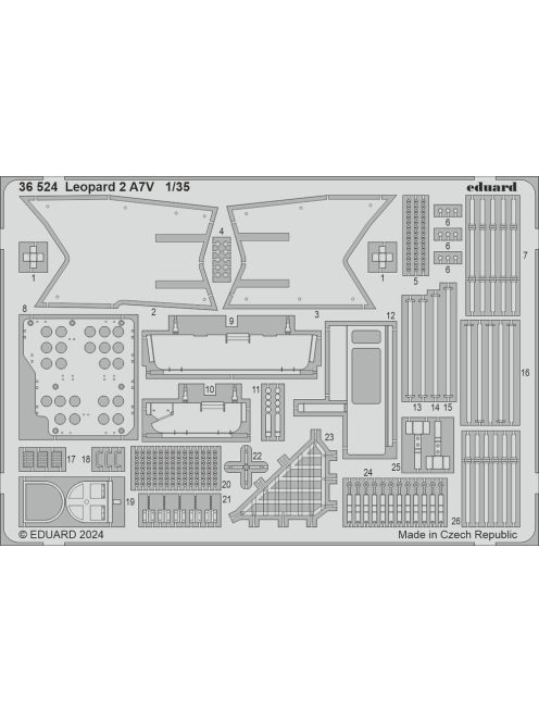 Eduard - Leopard 2 A7V  TAMIYA