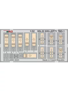 Eduard - TBD-1 SPACE 1/32 TRUMPETER