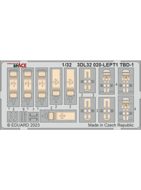 Eduard - TBD-1 SPACE 1/32 TRUMPETER