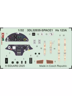 Eduard - Hs 123A SPACE 1/32 for ICM