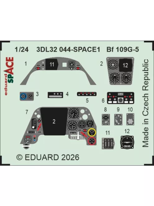 Eduard - Bf 109G-5 SPACE for Airfix