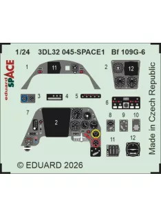 Eduard - Bf 109G-6 SPACE for Airfix