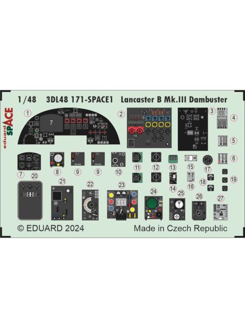 Eduard - Lancaster B Mk.III Dambuster SPACE 1/48 HKM