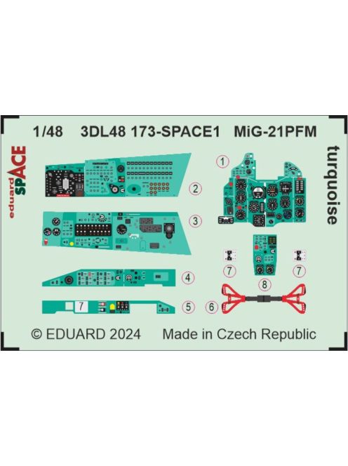 Eduard - MiG-21PFM turquoise SPACE 1/48 EDUARD