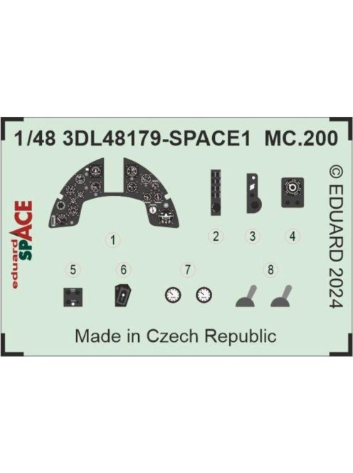 Eduard Accessories - MC.200 SPACE  ITALERI