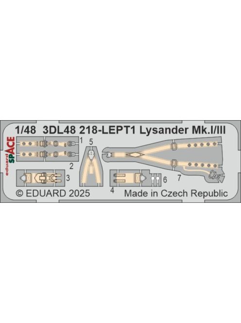 Eduard - Lysander Mk.I/III SPACE  AIRFIX