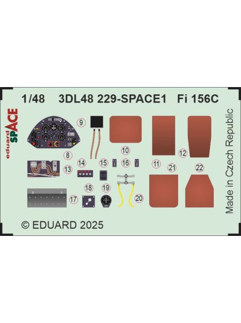 Eduard - Fi 156C SPACE  TAMIYA