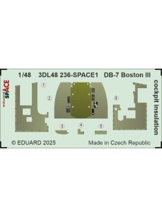Eduard - DB-7 Boston III cockpit insulation SPACE  HKM