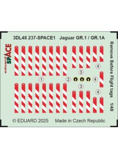   Eduard - Jaguar GR.1 / GR.1A Remove Before Flighth tags SPACE  AIRFIX