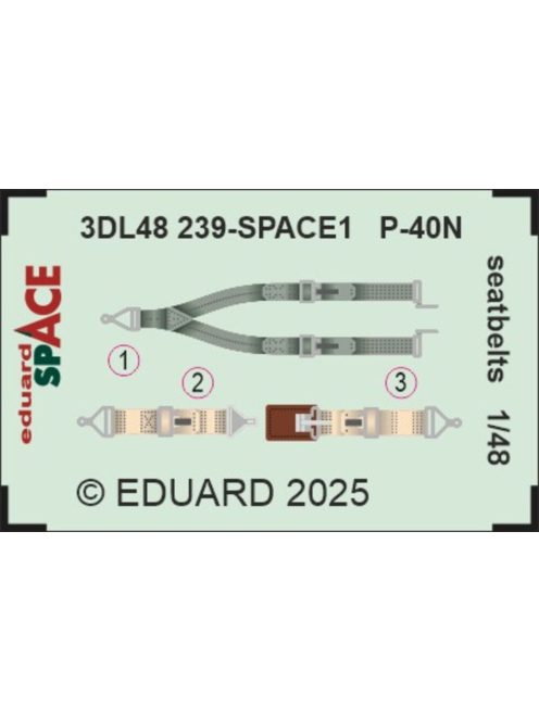 Eduard - P-40N seatbelts SPACE  EDUARD