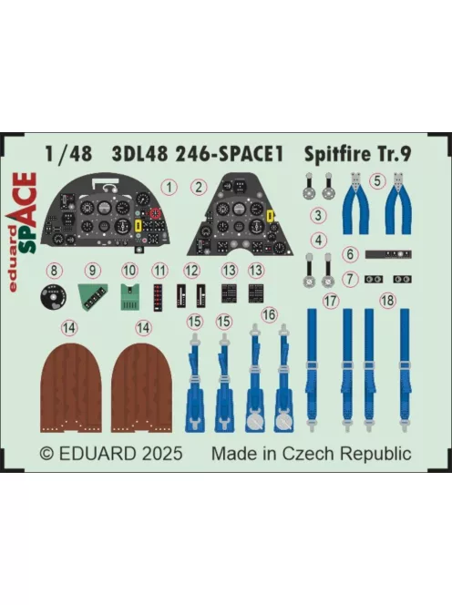 Eduard - Spitfire Tr.9 SPACE  AIRFIX