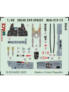 Eduard - MiG-21F-13 black SPACE 1/48 for Eduard