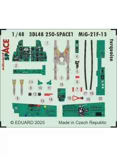 Eduard - MiG-21F-13 turquoise SPACE 1/48 for Eduard