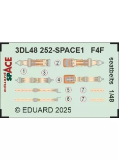 Eduard - F4F seatbelts SPACE 1/48 for Eduard
