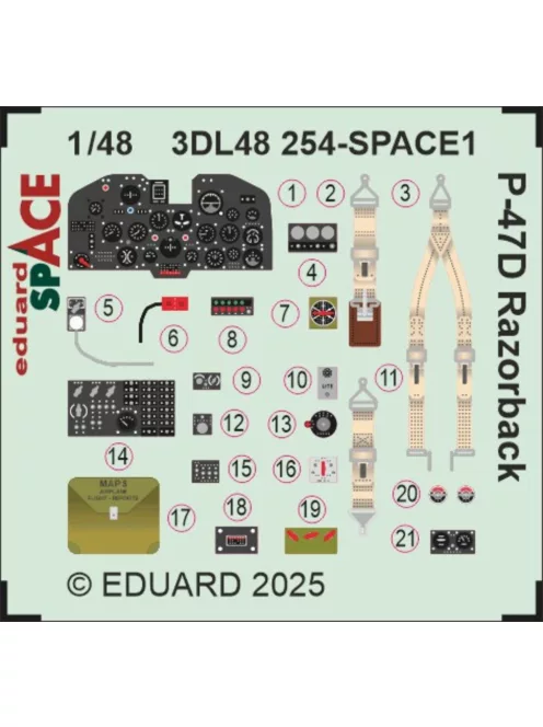 Eduard - P-47D Razorback SPACE for Miniart