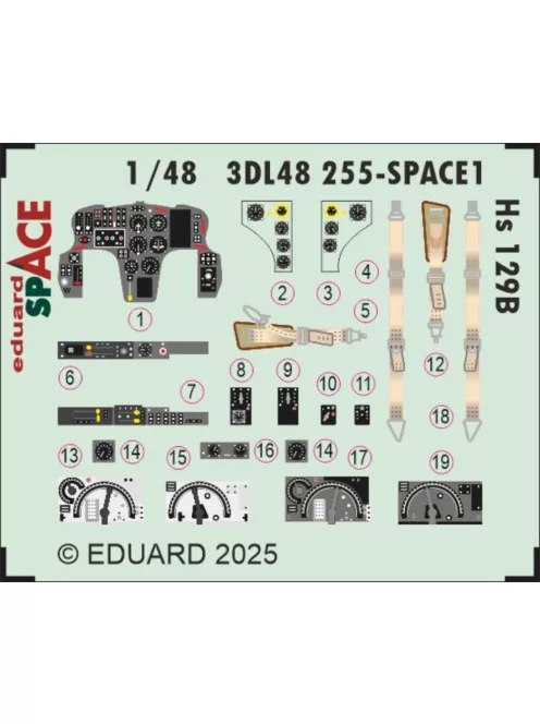Eduard - Hs 129B SPACE for Takom