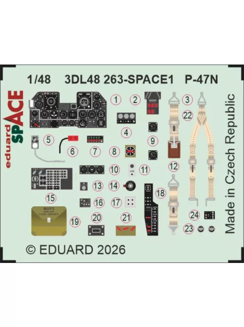 Eduard - P-47N SPACE for Miniart