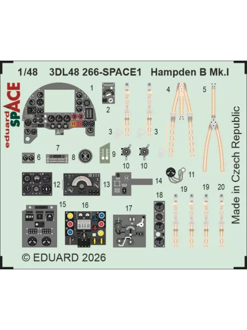 Eduard - Hampden B Mk.I SPACE for ICM