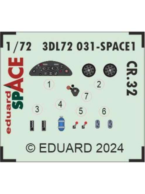 Eduard Accessories - CR.32 SPACE  ITALERI