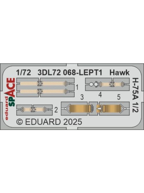 Eduard - Hawk H-75A 1/2 SPACE  ARMA HOBBY
