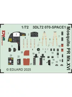 Eduard - Mosquito PR Mk.XVI SPACE 1/72 for Special Hobby