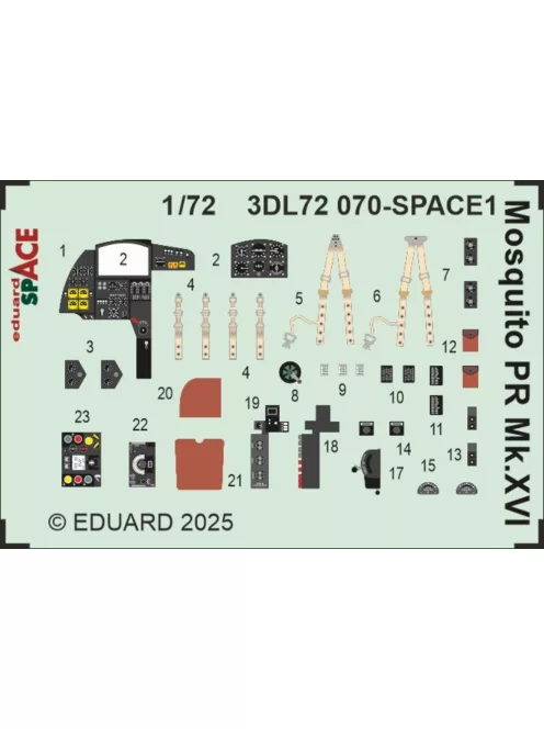 Eduard - Mosquito PR Mk.XVI SPACE 1/72 for Special Hobby