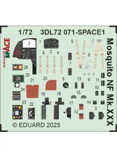 Eduard - Mosquito NF Mk.XXX SPACE 1/72 for Special Hobby