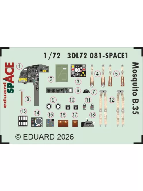 Eduard - Mosquito B.35 SPACE for Airfix