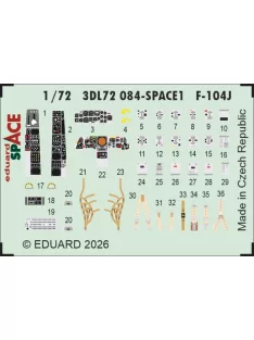 Eduard - F-104J SPACE for Fine Molds