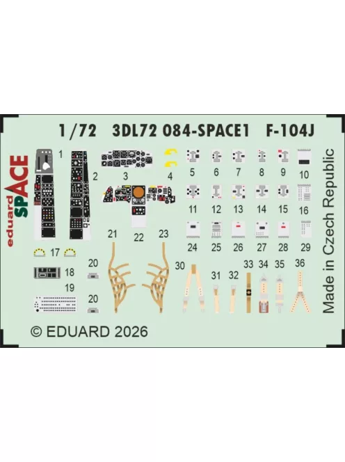 Eduard - F-104J SPACE for Fine Molds