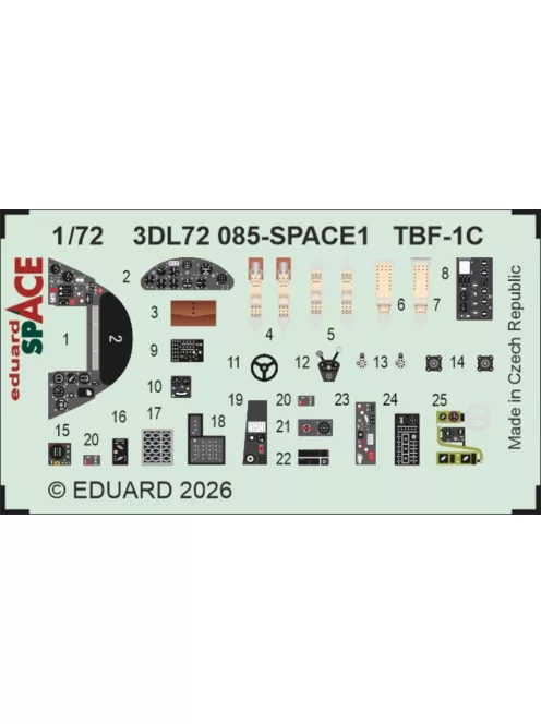 Eduard - TBF-1C SPACE for Hobby Boss