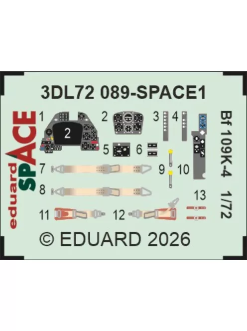 Eduard - Bf 109K-4 SPACE for Eduard