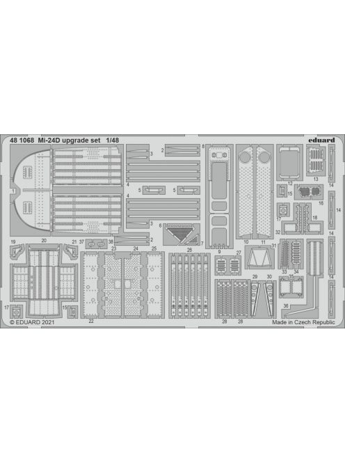 Eduard - Mi-24D upgrade set for EDUARD