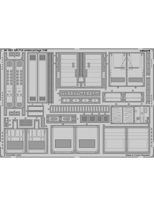 Eduard - SR-71A undercarriage for REVELL