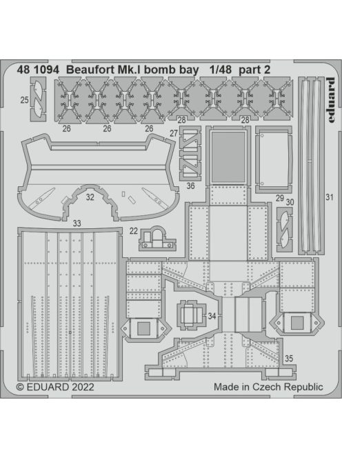 Eduard - Beaufort Mk.I bomb bay for ICM