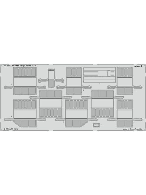 Eduard - Mi-8MT cargo seats 1/48 TRUMPETER