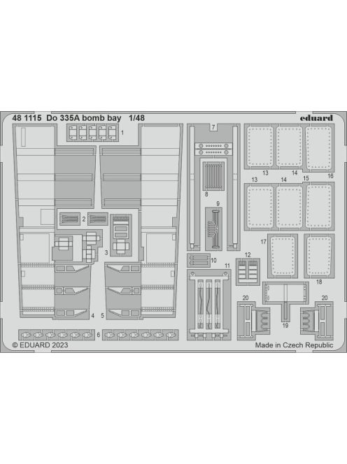 Eduard - Do 335A bomb bay 1/48 TAMIYA
