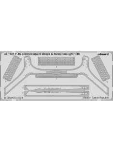   Eduard - F-4G reinforcement straps & formation lights 1/48 MENG